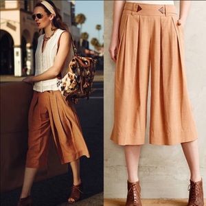 Anthro Elevenses Kinney Culottes
